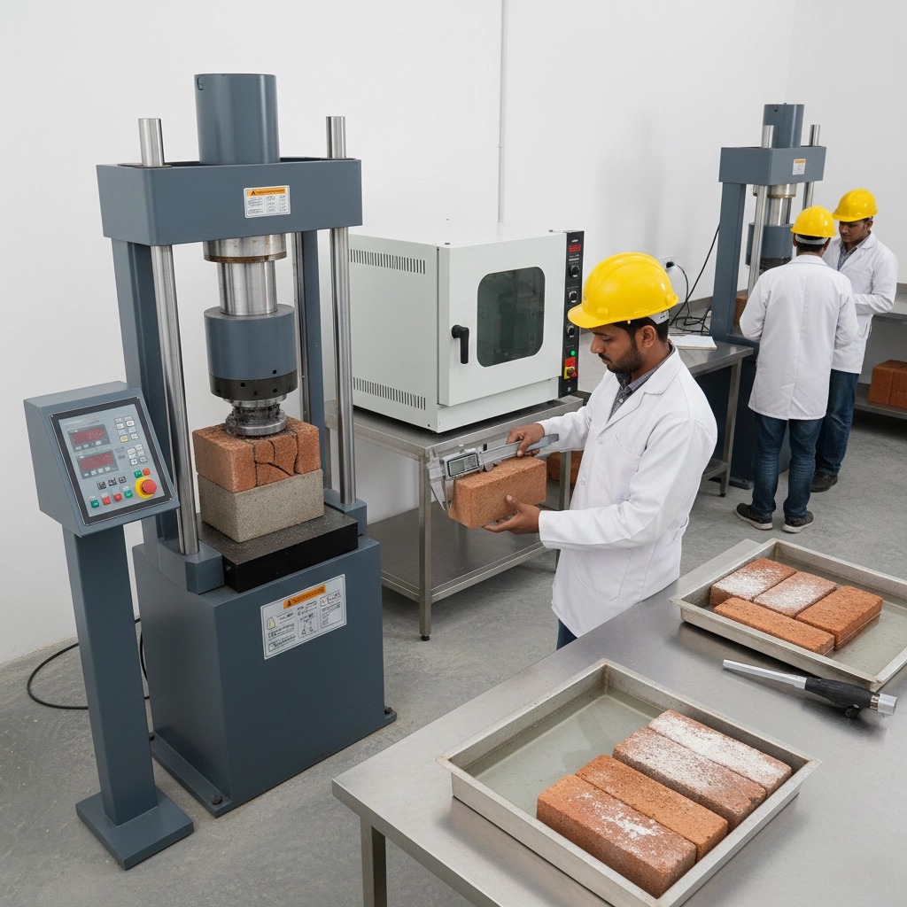 Brick and Paver Block Testing Equipment